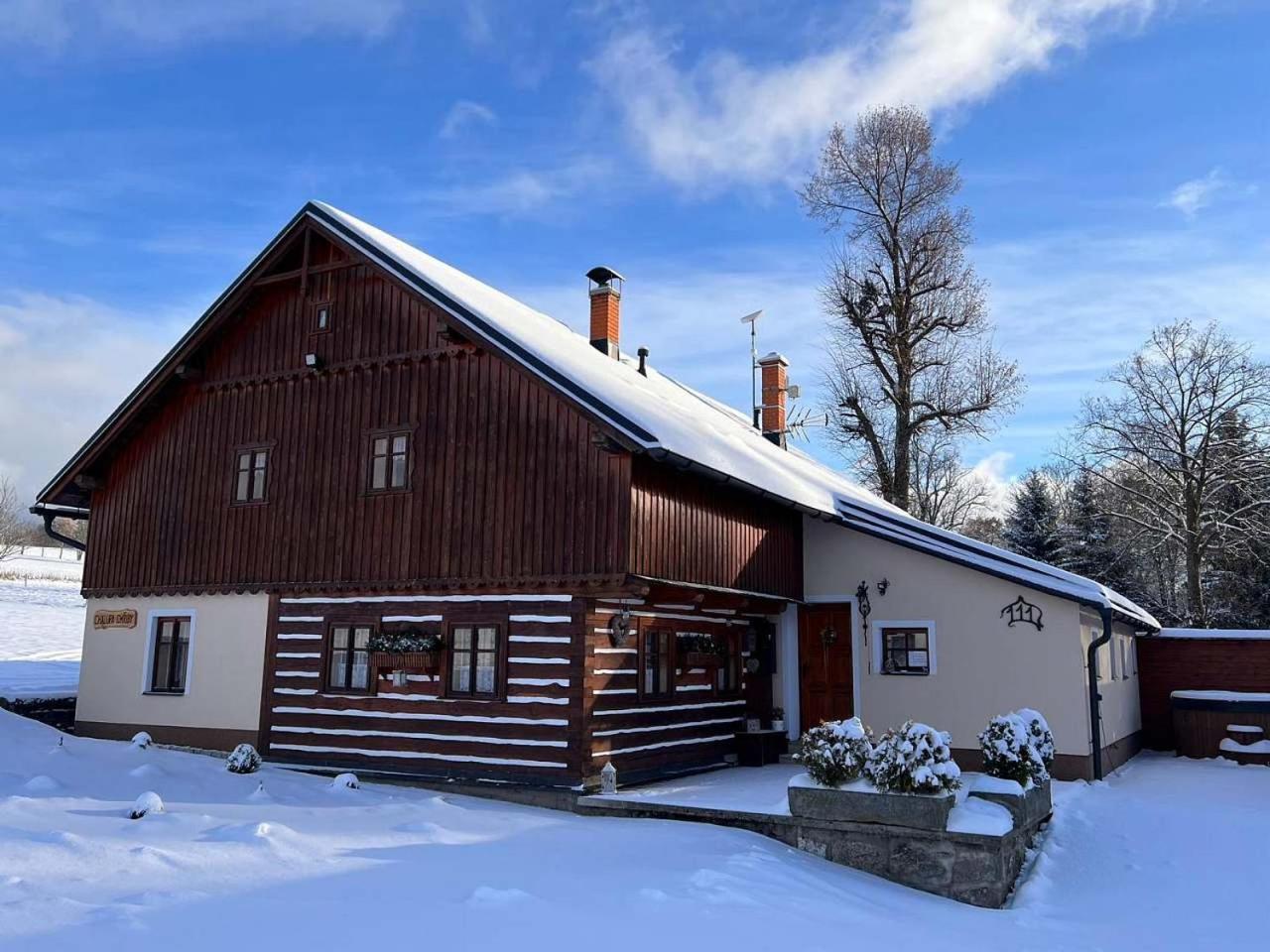 Chalupa Chriby Destne v Orlickych horach Exteriér fotografie